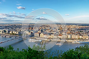 Panoramic view of Budapest