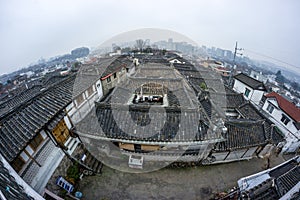 Panoramic view of Bukchon Hanok Village photo