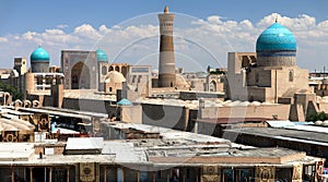 Panoramic view of bukhara from Ark