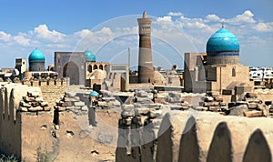 Panoramic view of bukhara from Ark