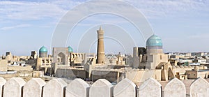 panoramic view of Bukhara - Uzbekistan