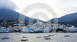Panoramic view of CadaquÃÂ©s