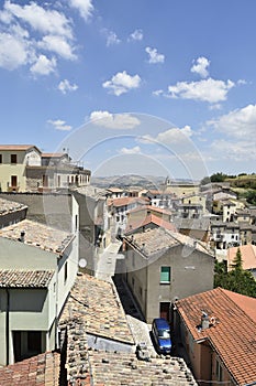 The old town of Cairano, Italy. photo