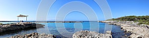 Panoramic view of Caleta Buena, close to Playa Giron located in the Bay of pigs or Bahia de cochinos, Cuba