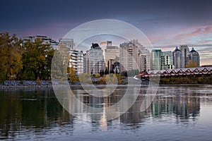 View of Calgarys beautiful skyline