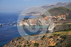 Panoramic View of California Route 1