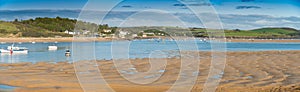 Panoramic view of the Camel Estuary photo