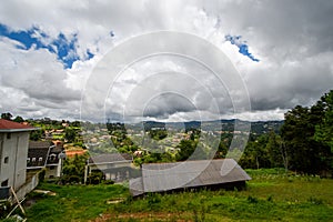 Panoramic view of Campos do Jordao, Sao Paulo, Brazil photo