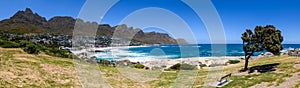 Panoramic view of Camps bay