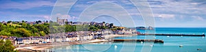 Panoramic view of Cancale, located on the coast of the Atlantic