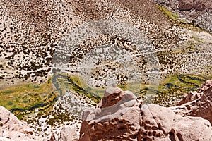 Panoramic view at Canyon Anaconda in Bolivia