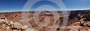 Panoramic view of canyonlands national park utah