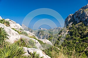 Panoramic view of Cape Formentor. Mallorca.