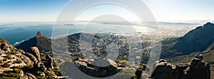 Panoramic view on Capetown