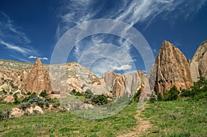 Panoramic view of Cappadocia - Turkey