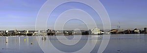 Panoramic view of Cardiff Bay