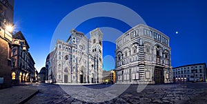 Panoramic view of Cathedral of Santa Maria del Fiore, Florence