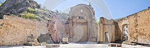 Panoramic view of Cazorla village, in the Sierra de Cazorla, Jaen, Spain