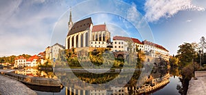 Panoramic view on Cesky Krumlov