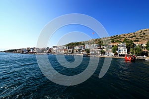 Panoramic view of Cesme.