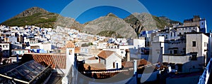 Panoramic view of Chaouen