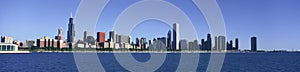 Panoramic view of Chicago Harbor, Chicago, IL photo