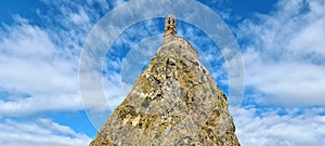 Panoramic view of the church Saint Michel d Aiguilhe - Le Puy en Velay