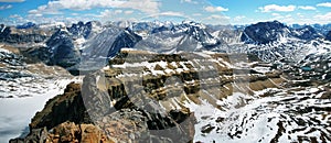 Panoramic view from Cirque peak