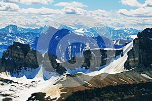 Panoramic view from Cirque peak, Banff national park