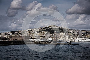 Panoramic view of the city and the Bay of Naples