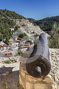 Panoramic view of the city, at the bottom of the bullring in the