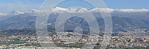 Panoramic view of the city of Granada, spain photo