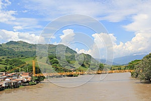 Panoramic view of the city. La Pintada, Antioquia, Colombia.