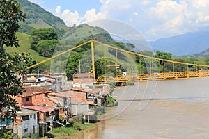 Panoramic view of the city. La Pintada, Antioquia, Colombia.