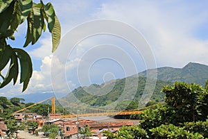 Panoramic view of the city. La Pintada, Antioquia, Colombia.