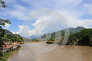 Panoramic view of the city. La Pintada, Antioquia, Colombia.