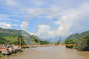 Panoramic view of the city. La Pintada, Antioquia, Colombia.