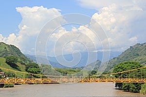 Panoramic view of the city. La Pintada, Antioquia, Colombia.