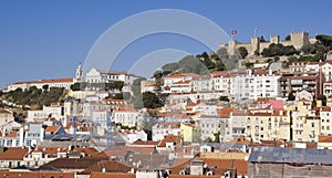 Panoramic view of the city of Lisbon. Portugal