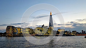 Panoramic view of the city of london
