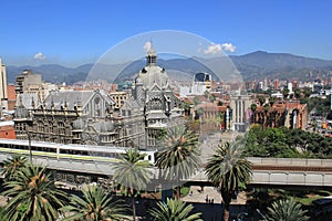 Panoramic view of the city. Medellin, Colombia.