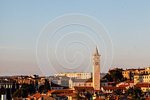 Panoramic View on the City of Pula