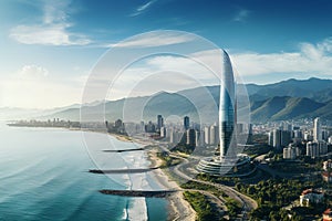 Panoramic view of the city of Rio de Janeiro, Brazil