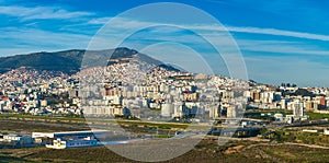 Panoramic view of the city Tetouan Morocco