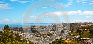 Panoramic view of the city of Tome