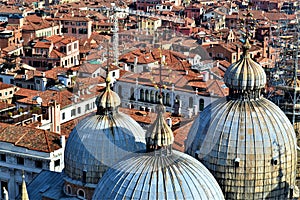 Panoramic view of city Venedig, Italy