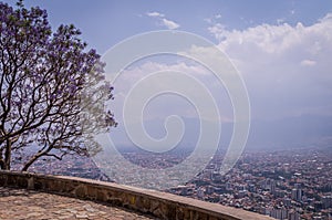 Panoramic view of Cochabamba, Bolivia photo