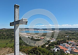 Panoramic view Concha of Sao Martinho, Centro - Portugal photo