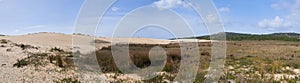 Panoramic view of the Corrubedo Dunes photo