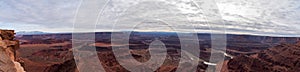 Panoramic View from Dead Horse Point, Utah